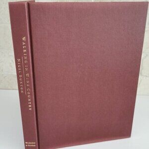 Walking in Wine Country France Book by Nigel Buxton Burgundy Red Hardcover Book